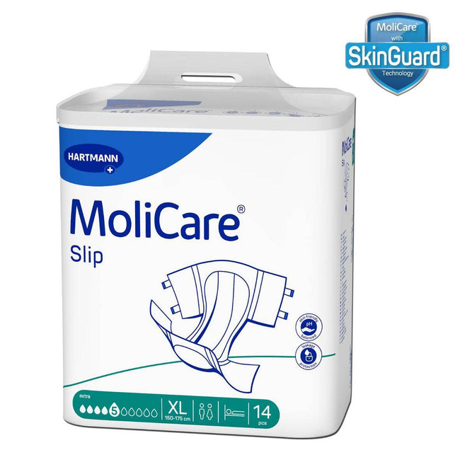 Molicare Slip 5 Drops Adult Diaper Extra Large 14 Pieces