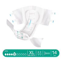 Molicare Slip 5 Drops Adult Diaper Extra Large 14 Pieces