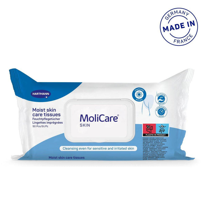Molicare Skin Moist Skin Care Tissues 50 Pieces