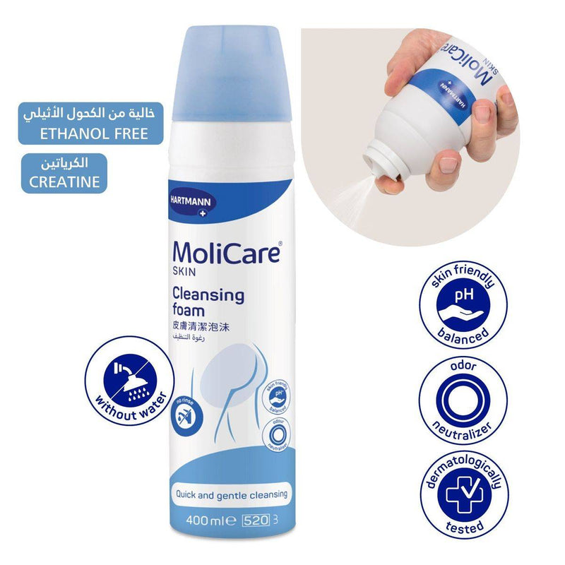 Molicare Skin Cleansing Foam 400ml