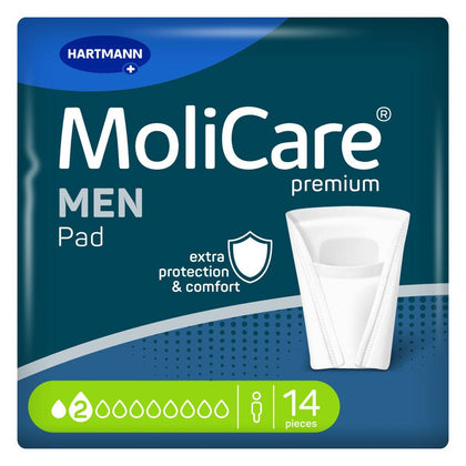 Molicare Premium Men Pads 2 Drops 1 Size 14 Pieces