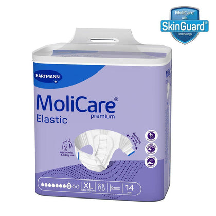 Molicare Premium Elastic 8 Drops Adult Diaper Extra Large 14 Pieces