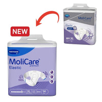 Molicare Premium Elastic 8 Drops Adult Diaper Extra Large 14 Pieces