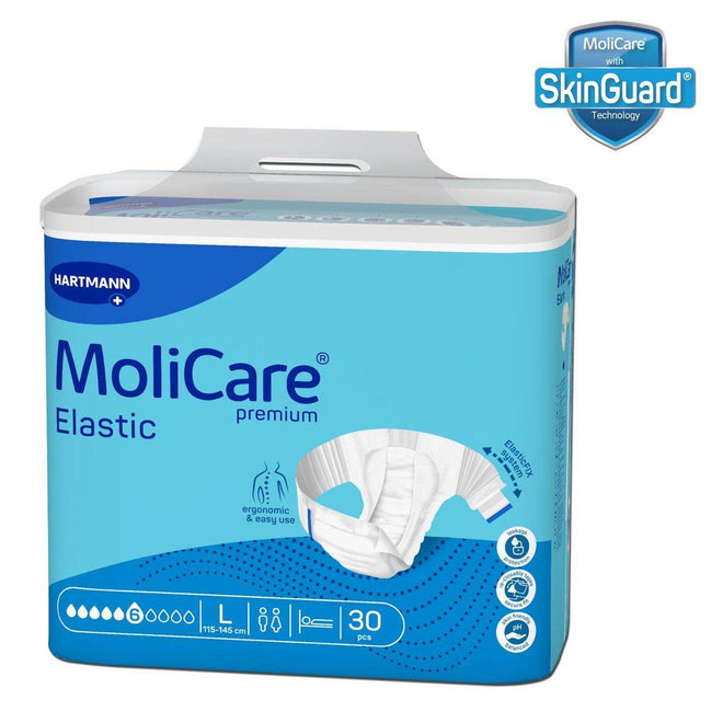 Molicare Premium Elastic 6 Drops Adult Diaper Large 30 Pieces