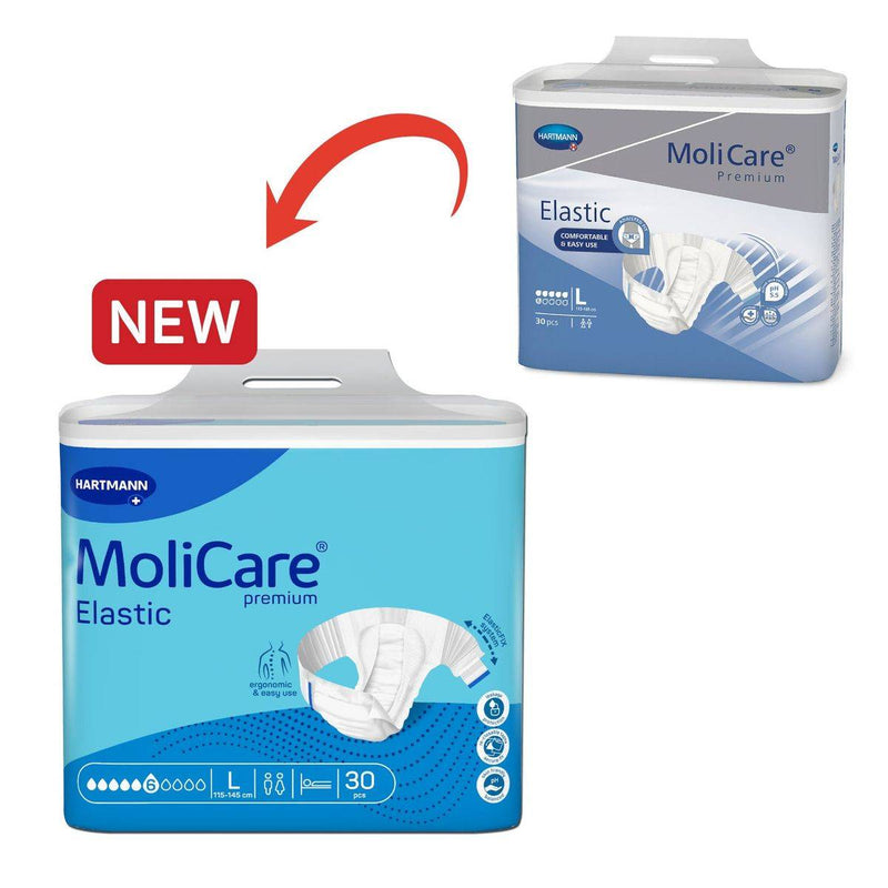 Molicare Premium Elastic 6 Drops Adult Diaper Large 30 Pieces