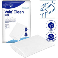 Molicare Vala Clean Soft Disposable Washing Gloves 23x15.5cm 50 Pieces
