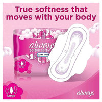 Always Cotton Ultra Thin Large 16 Count