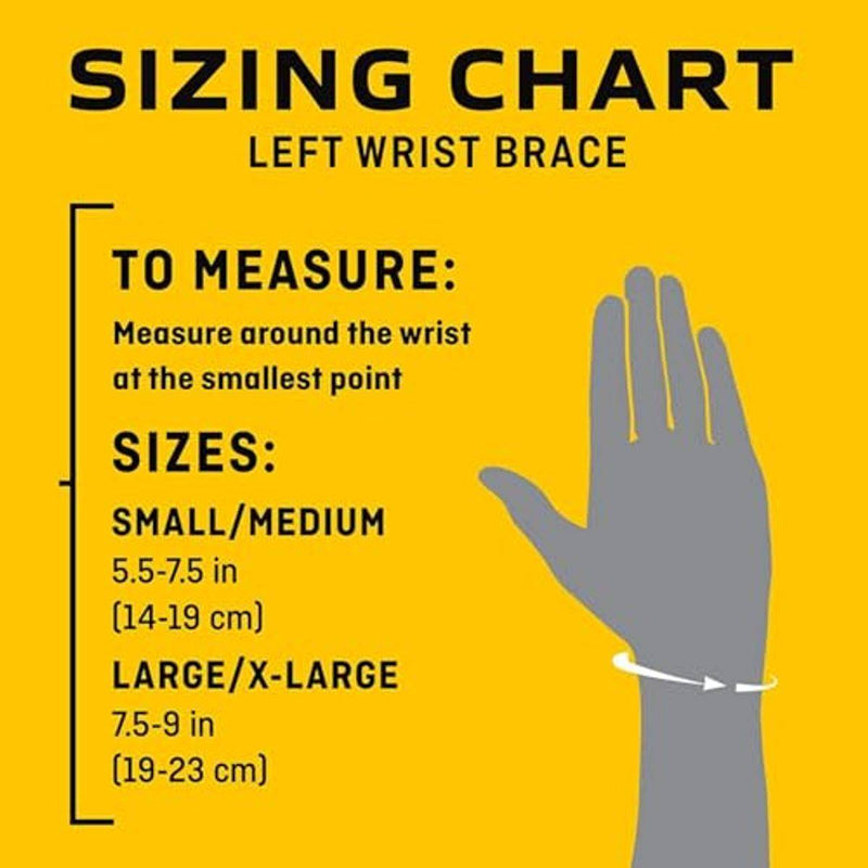 Futuro Deluxe Wrist Stabilizer Left Hand Small/Medium