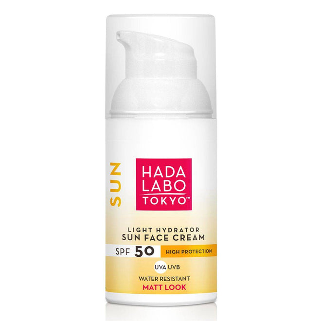 Hada Labo Tokyo Light Hydrator Sun Face Cream Matte Look SPF50 50ml