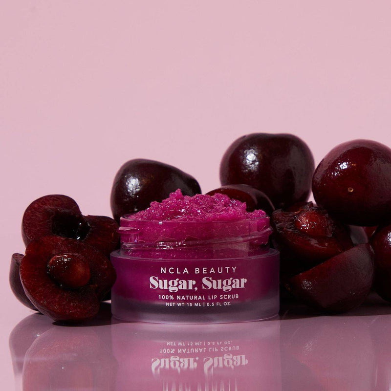 NCLA Beauty Sugar Sugar Lip Scrub Black Cherry 15ml