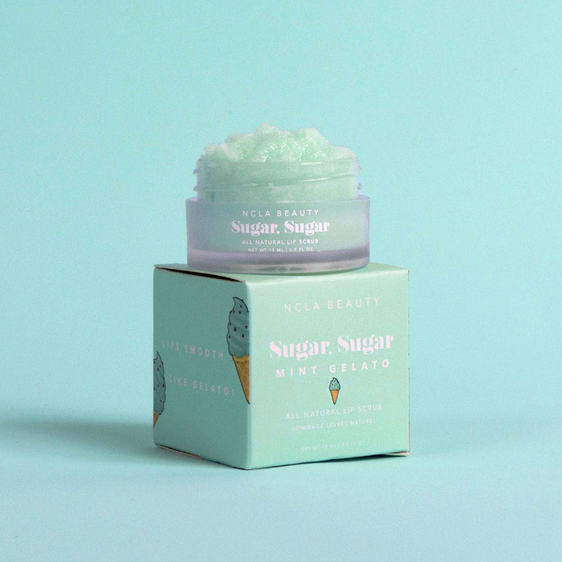 NCLA Beauty Sugar Sugar Lip Scrub Mint Gelato 15ml