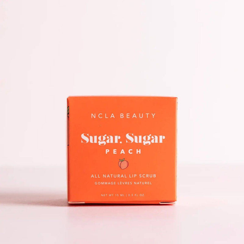 NCLA Beauty Sugar Sugar Lip Scrub Peach 15ml