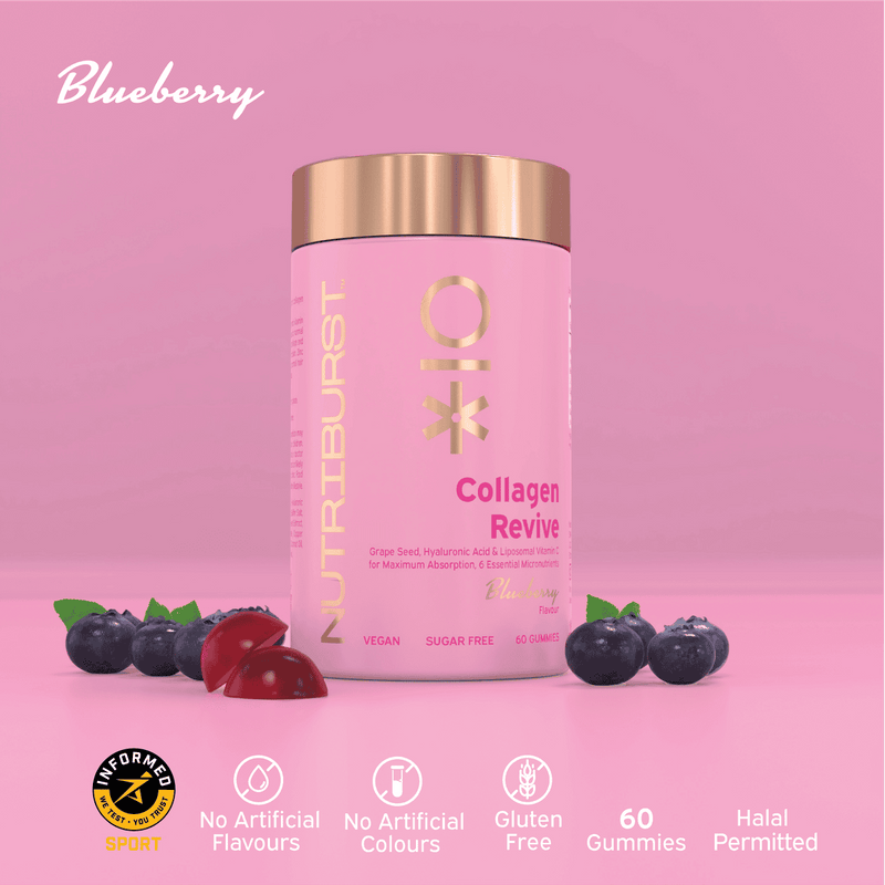 Nutriburst Collagen Revive Blueberry 60 Gummies
