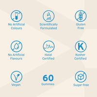 Nutriburst Kids DefenceDynamo Immunity Support 60 Gummies