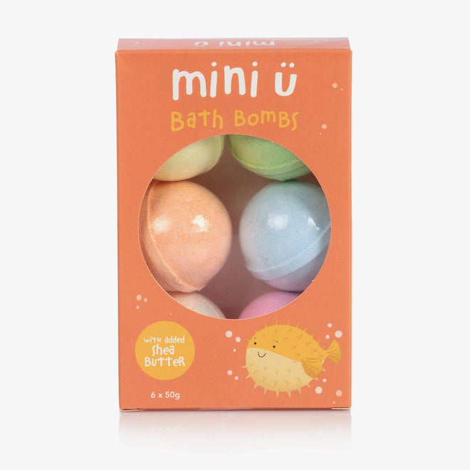 Mini U Bath Bombs with Shea Butter 50g 6 Pack