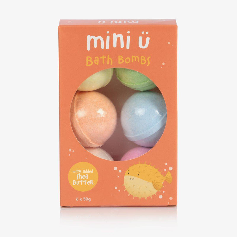 Mini U Bath Bombs with Shea Butter 50g 6 Pack