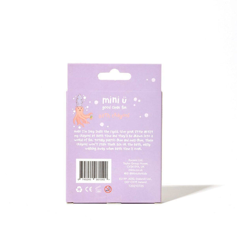 Mini U Easy Clean Bath Crayons 78g