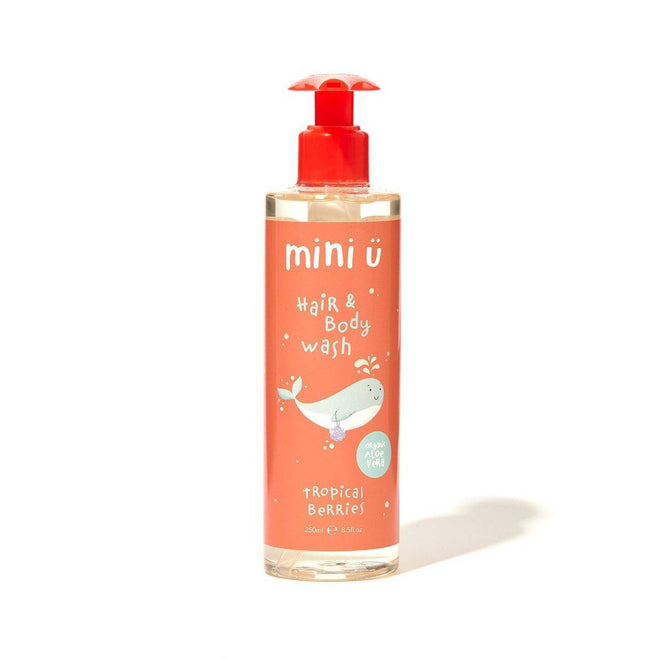 Mini U Tropical Berries Hair & Body Wash 250ml