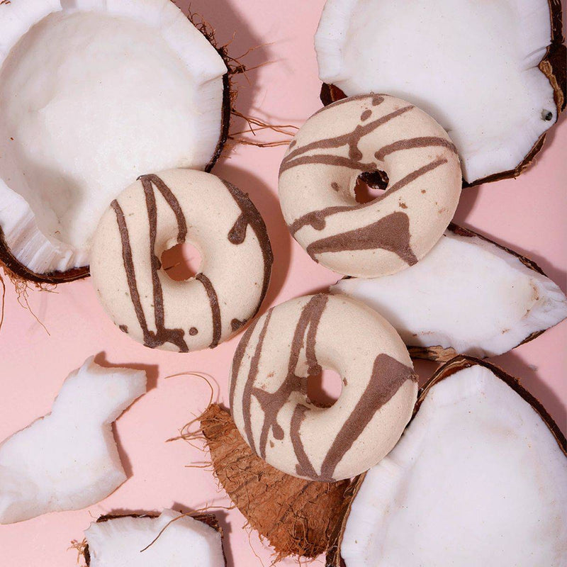 NCLA Beauty Bath Treats Bath Bomb 65g x 3 Set Coconut Vanilla