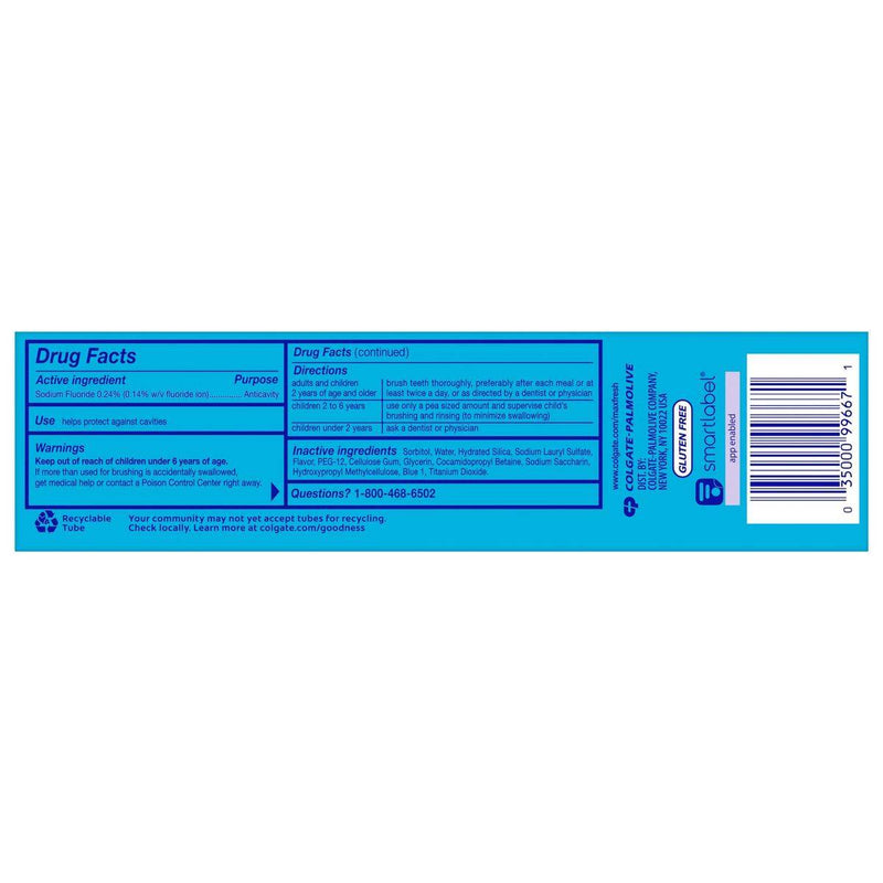 Colgate Toothpaste Max Fresh Cool Mint 100ml