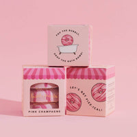 NCLA Beauty Bath Treats Bath Bomb 65g x 3 Set Pink Champagne Bath
