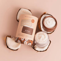 NCLA Beauty Body Scrub + Body Butter Set Coconut Vanilla