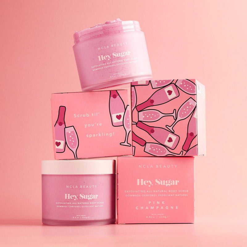 NCLA Beauty Hey Sugar Body Scrub Pink Champagne 250ml