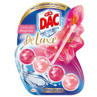 Dac Toilet Rim Block Deluxe Magnolia 50g x 3 Value Pack