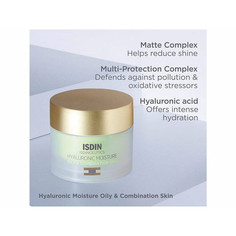 Isdin Isdinceutics Hyaluronic Moisture Cream For Oily & Combination Skin 50g