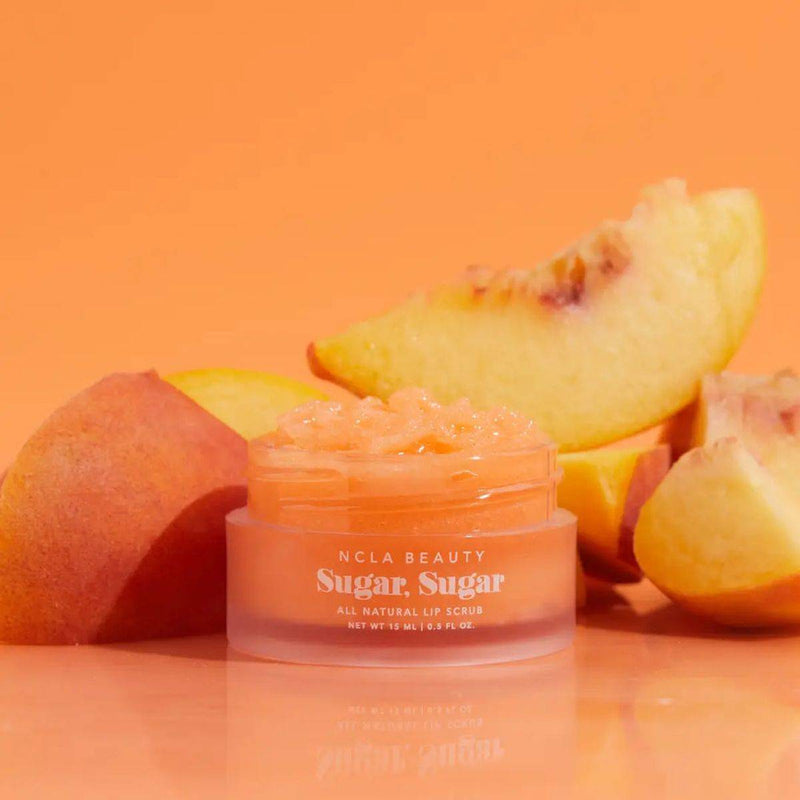NCLA Beauty Sugar Sugar Lip Scrub Peach 15ml