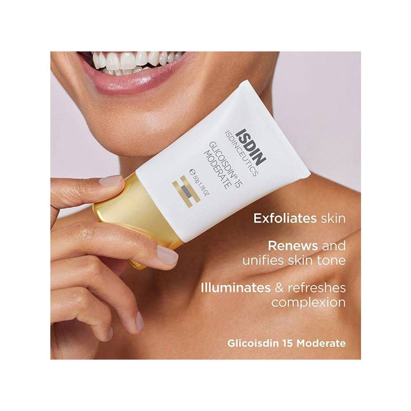 Isdin Isdinceutics Renew Glicoisdin 15 Moderate Facial Gel 50g