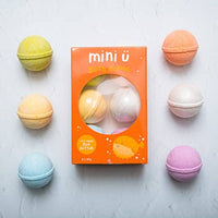 Mini U Bath Bombs with Shea Butter 50g 6 Pack
