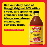 Braggs Organic Apple Cider Vinegar Cranberry Apple 473ml