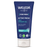 Weleda Men 3 In 1 Shower Gel Active Fresh 200ml