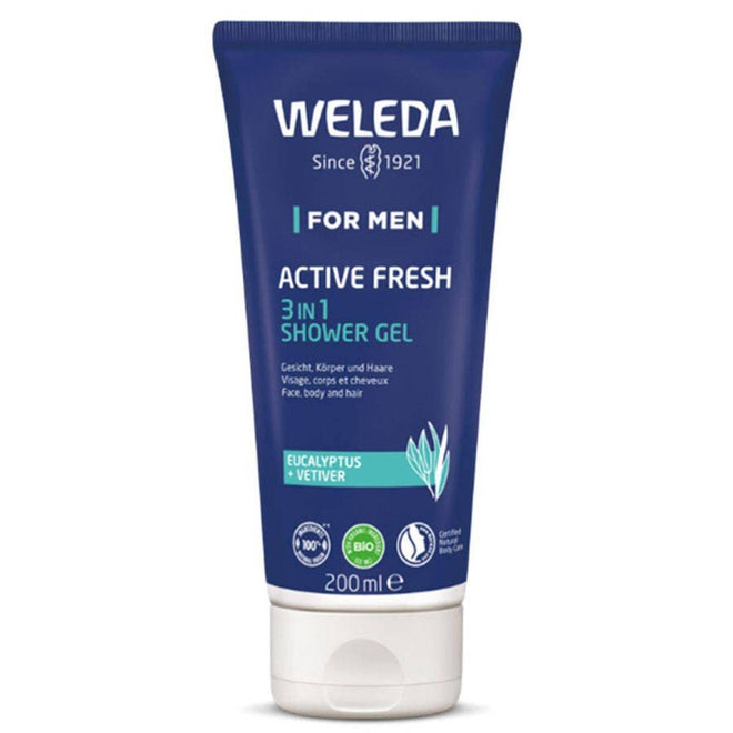 Weleda Men 3 In 1 Shower Gel Active Fresh 200ml