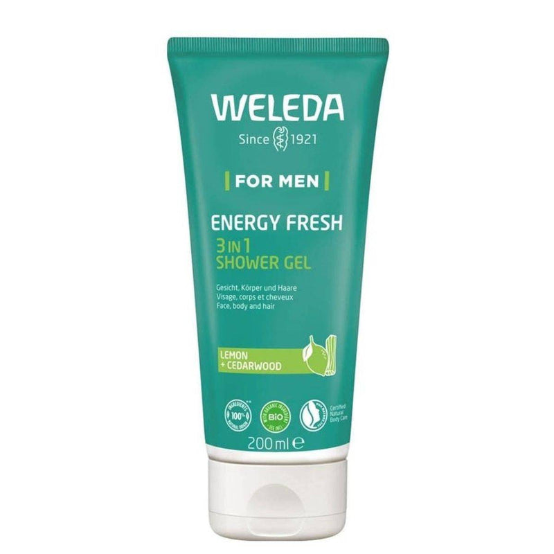 Weleda Men 3 In 1 Shower Gel Energy Fresh 200ml