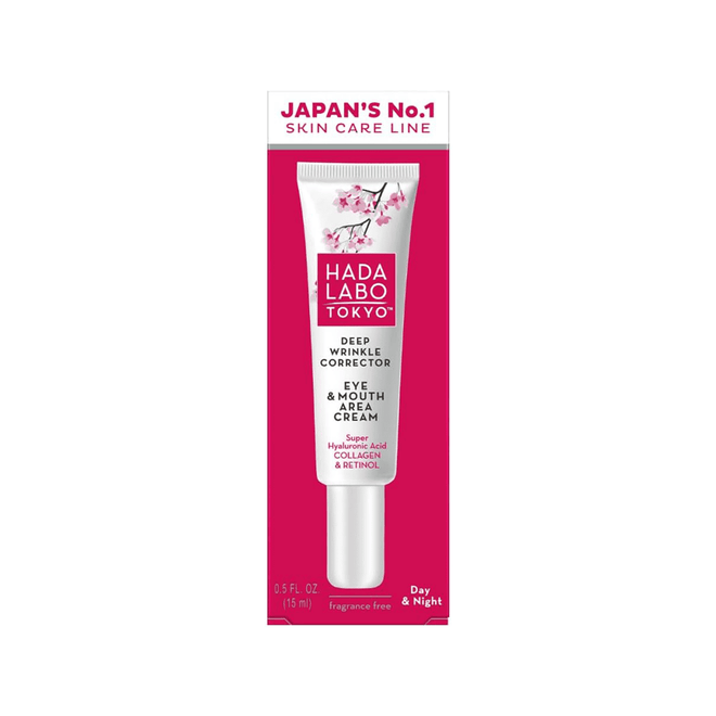 Hada Labo Tokyo Deep Wrinkle Corrector Eye & Mouth Area Cream 15ml