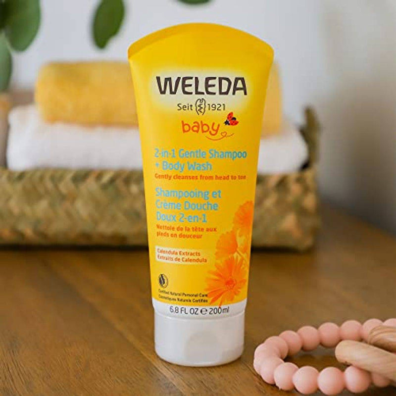 Weleda Baby Calendula Body Wash & Shampoo 200ml