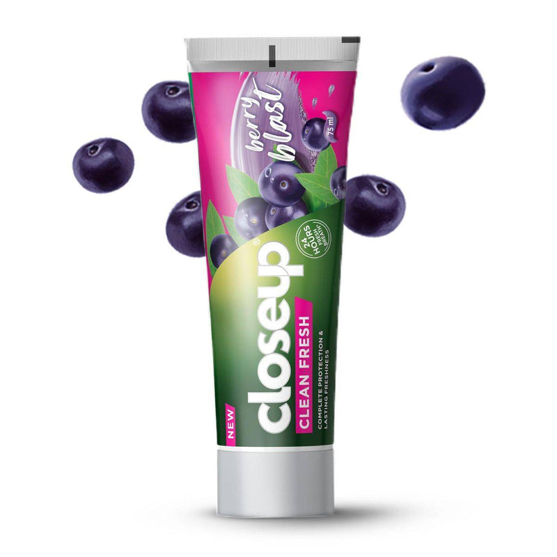 Close Up Toothpaste Clean Fresh Berry Blast 75ml