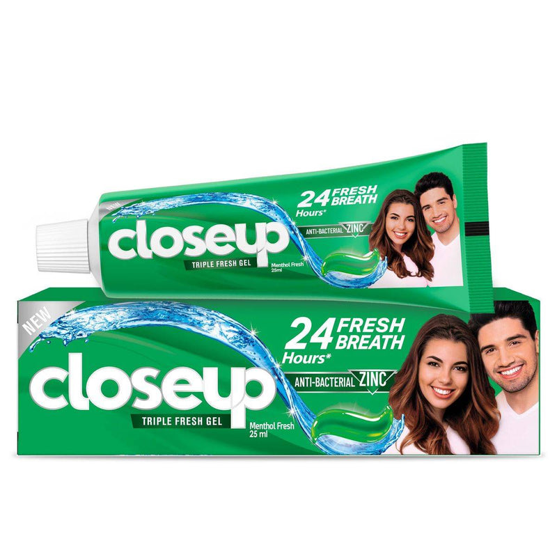 Close Up Toothpaste Triple Fresh Gel Menthol Fresh 25ml