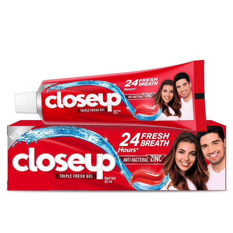 Close Up Toothpaste Triple Fresh Gel Red Hot 25ml