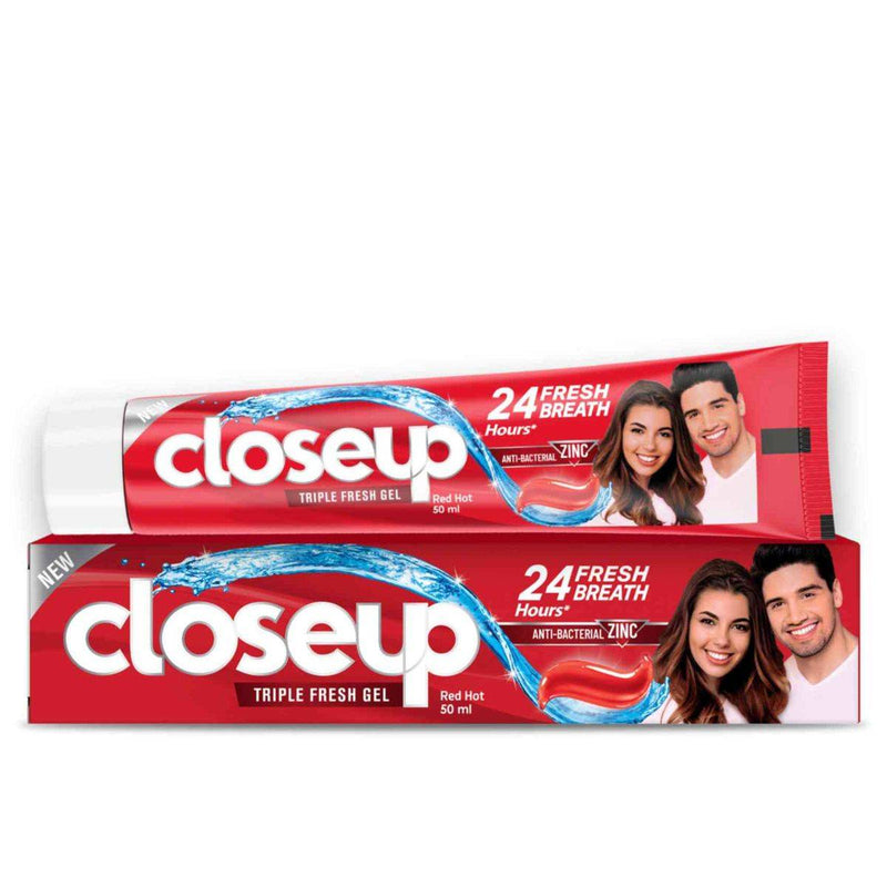Close Up Toothpaste Triple Fresh Gel Red Hot 50ml