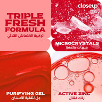 Close Up Toothpaste Triple Fresh Gel Red Hot 50ml