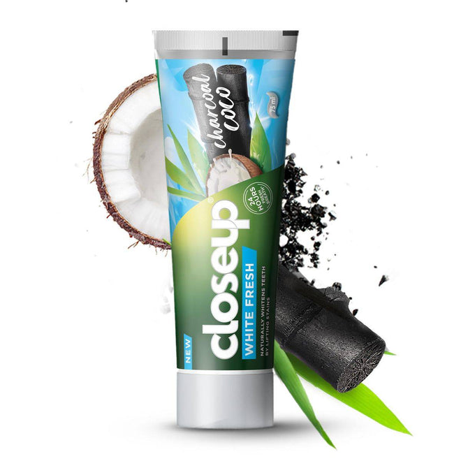 Close Up Toothpaste White Fresh Charcoal Coco 75ml