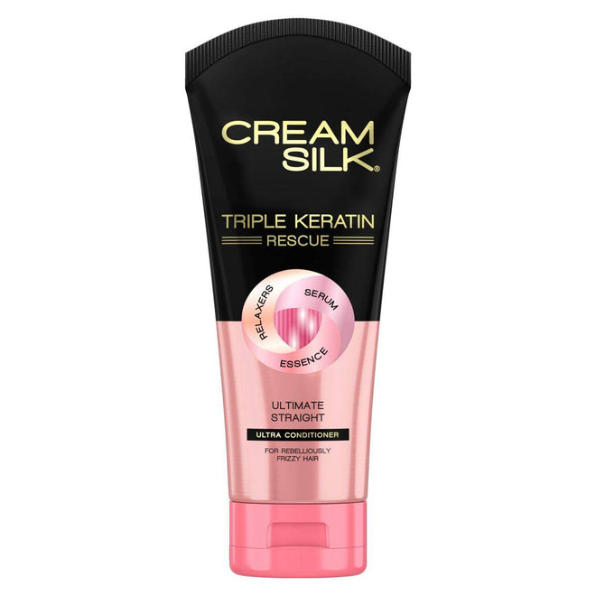 Cream Silk Conditioner Triple Keratin Rescue Ultimate Straight 170ml
