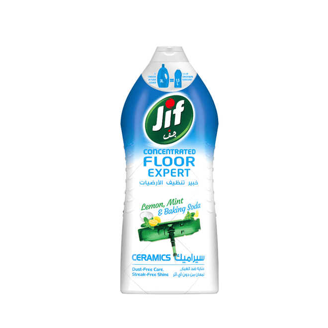Jif Floor Expert Ceramics Lemon Mint & Baking Soda 1500ml