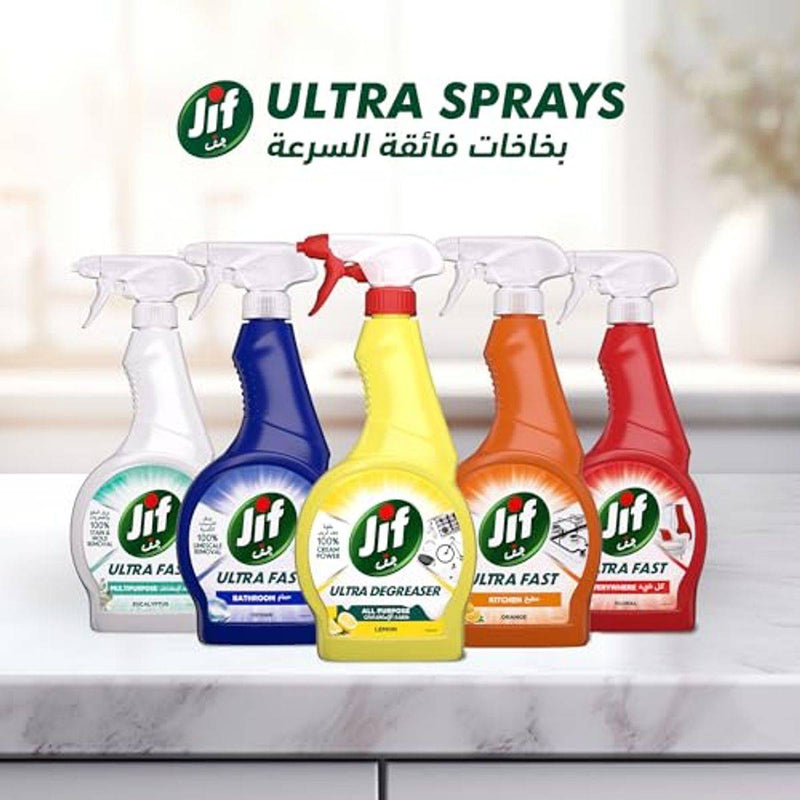 Jif Multipurpose Cream Spray Lemon 500ml