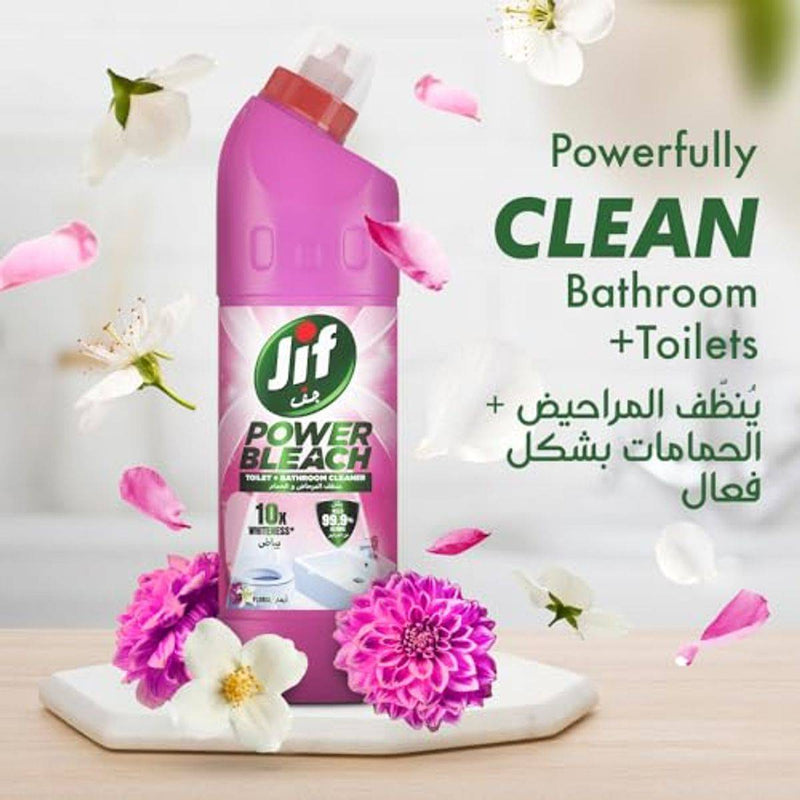 Jif Power Bleach Bathroom Floral 750ml