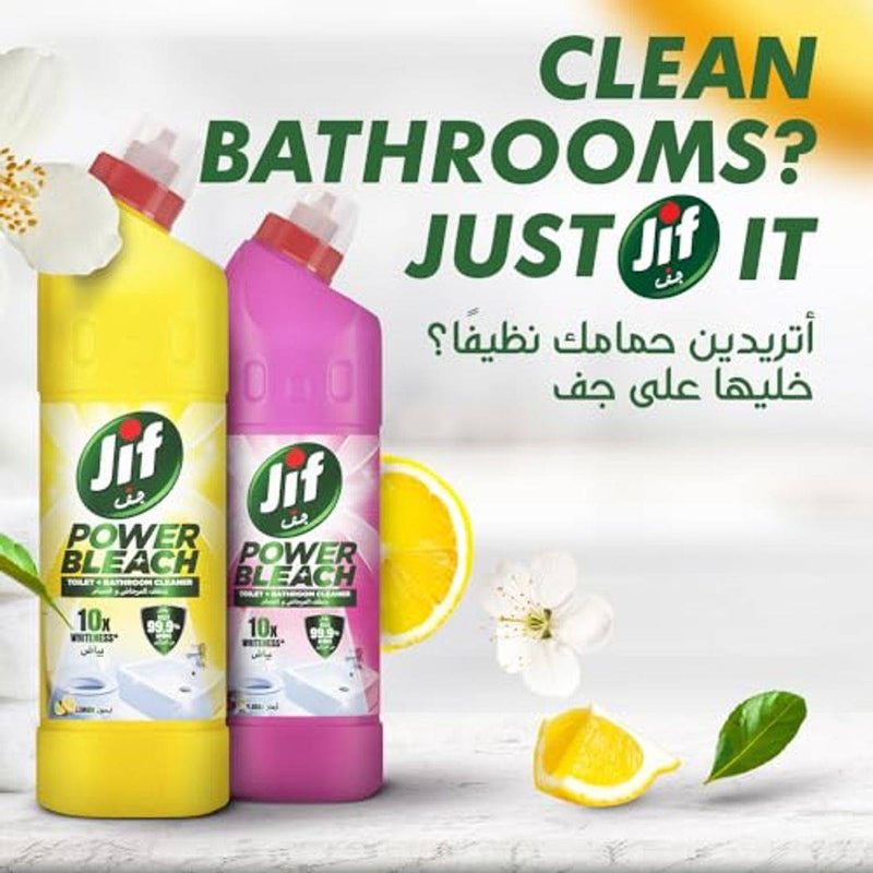 Jif Power Bleach Bathroom Lemon Breeze 750ml