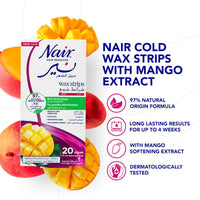 Nair Body Wax Strips Mango 20 Pack